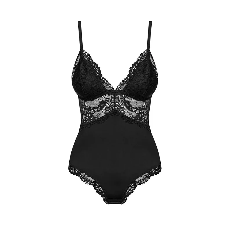 Body dentelle noir dos nu élégant femme occasions spéciales 810-TED-1