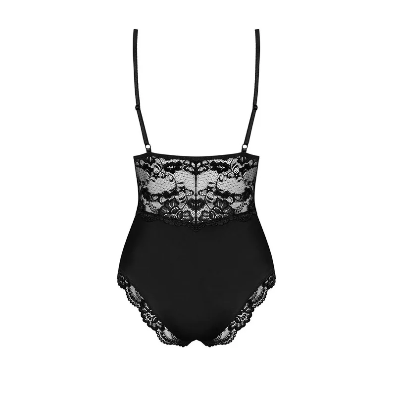 Body dentelle noir dos nu élégant femme occasions spéciales 810-TED-1
