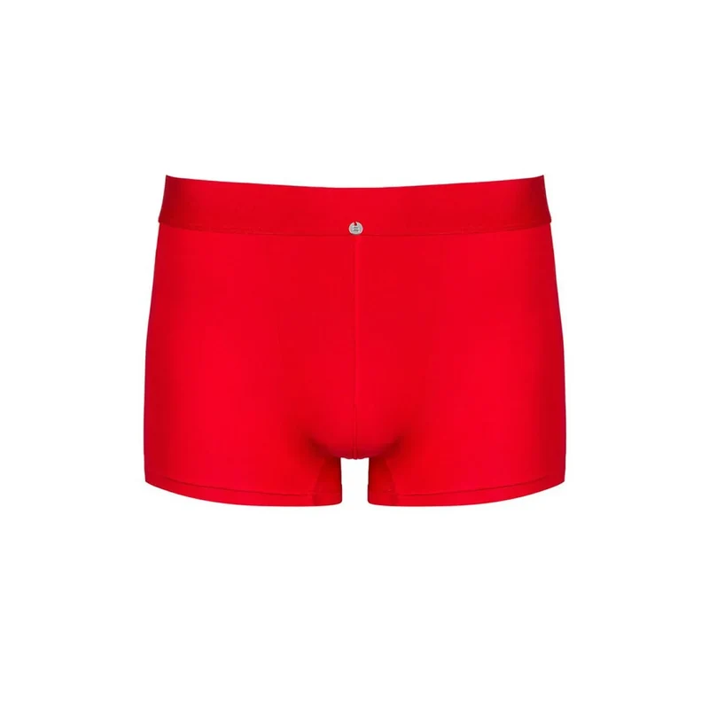 Boxer rouge moderne Boldero homme confort élastique semi-transparent taille L/XL