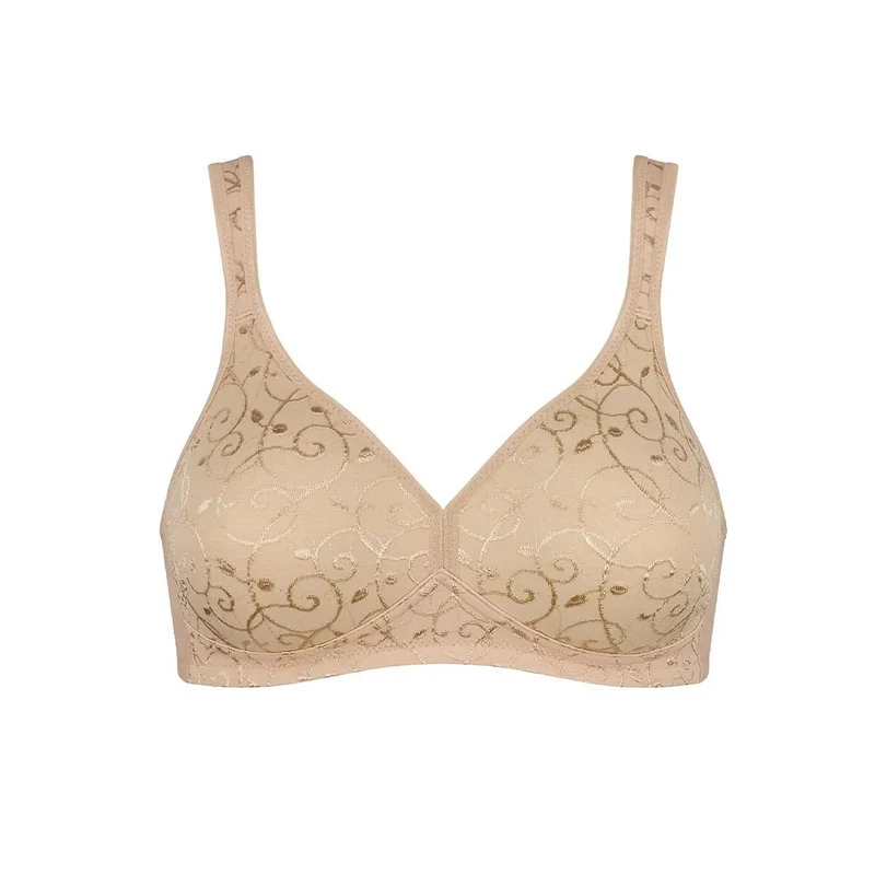 Soutien-gorge sans armatures coton confort maintien naturel élégant femme