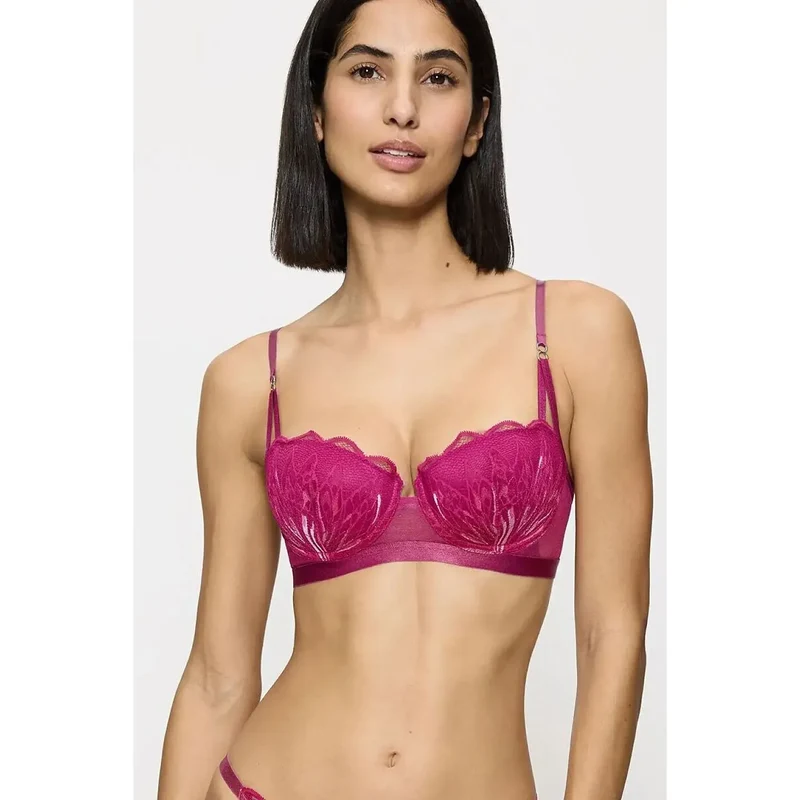Soutien-gorge rembourré dentelle italienne confort moderne coloré Triumph