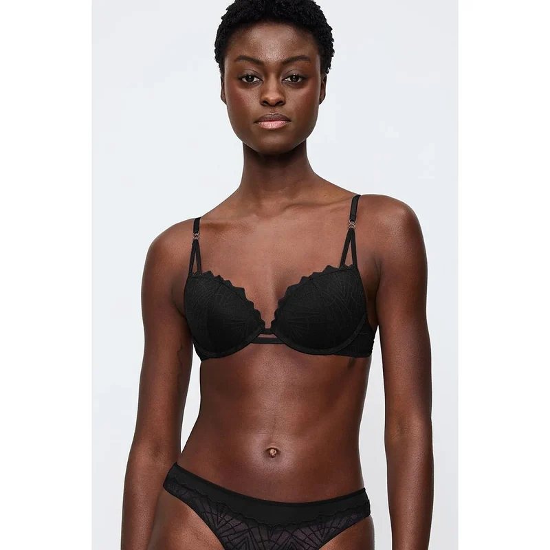 Soutien-gorge push-up dentelle résille recyclée Triumph That Night In Vegas