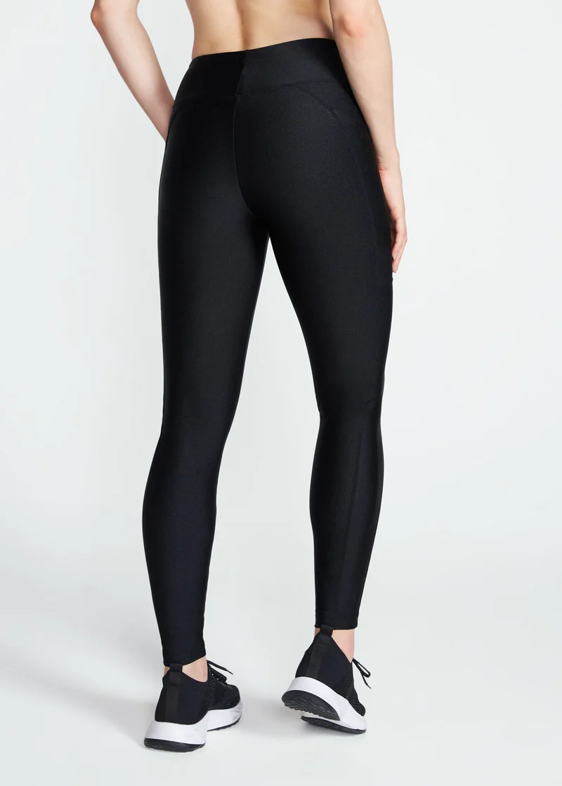 Calça Legging Mulher Bolsos Brilho