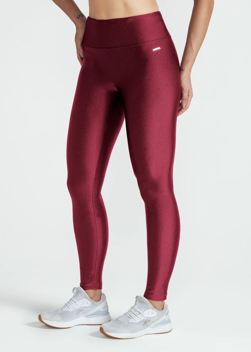 Calça Legging Mulher Básica Brilho