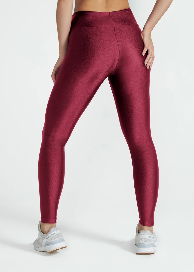 Calça Legging Mulher Básica Brilho