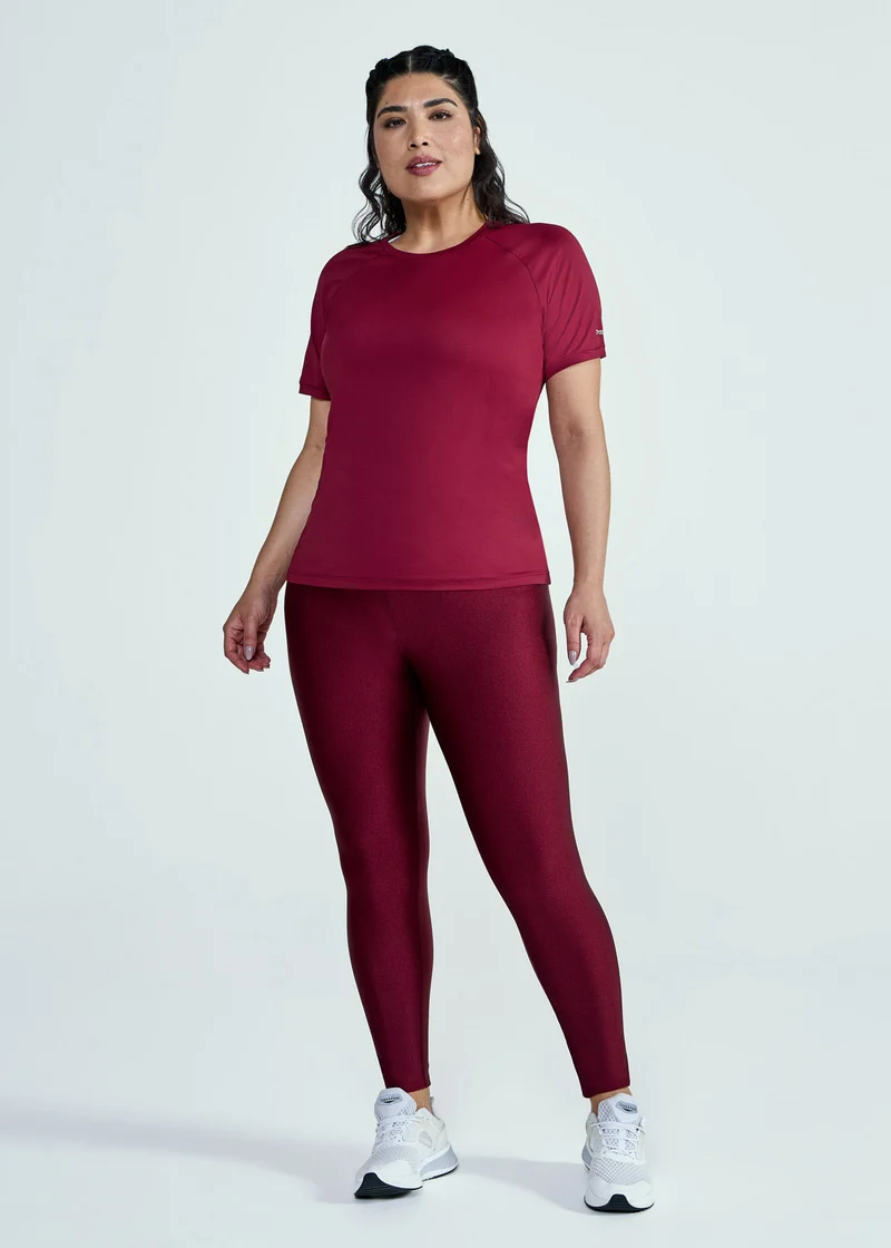 Calça Legging Mulher Básica Brilho