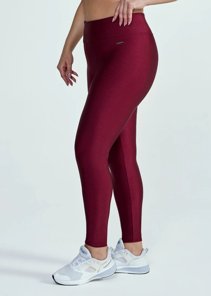 Calça Legging Mulher Básica Brilho