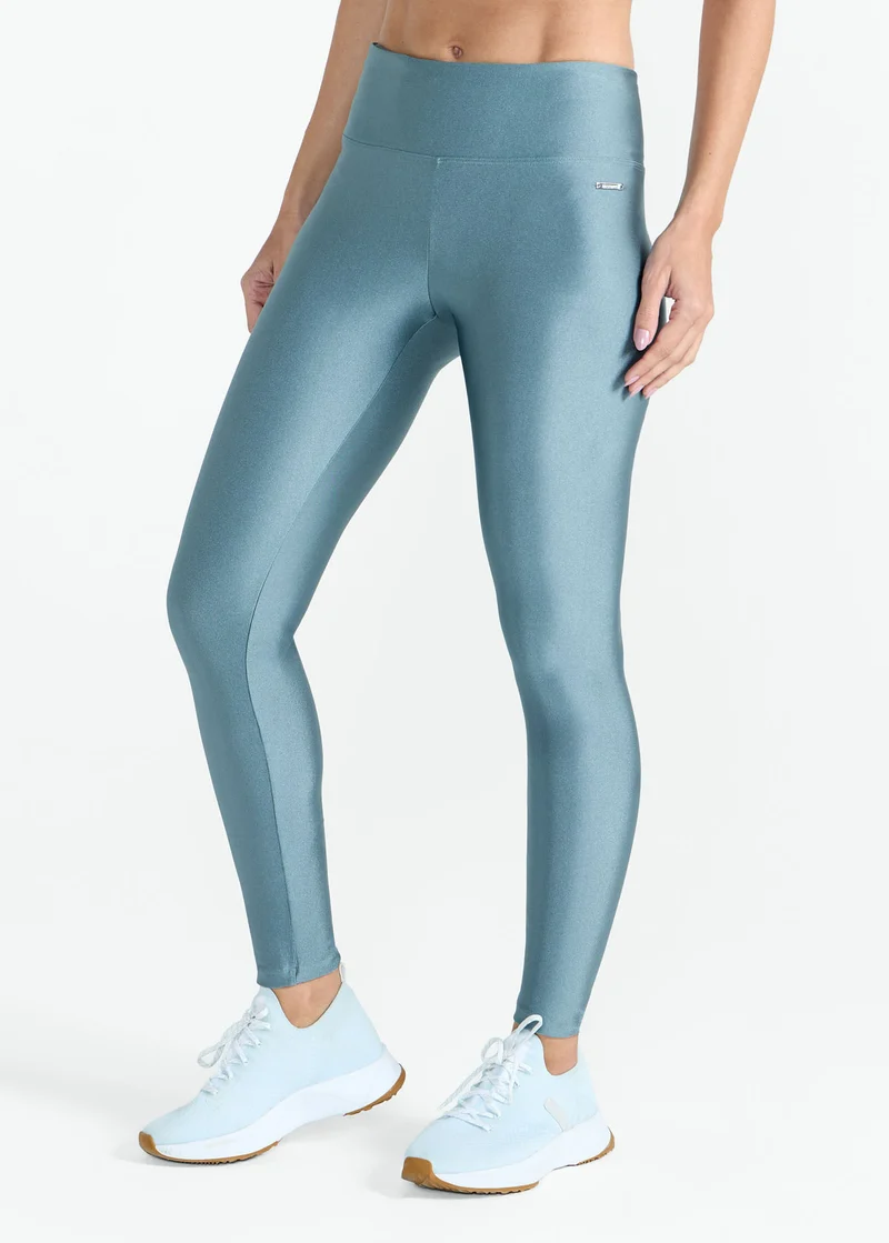 Calça Legging Mulher Básica Brilho
