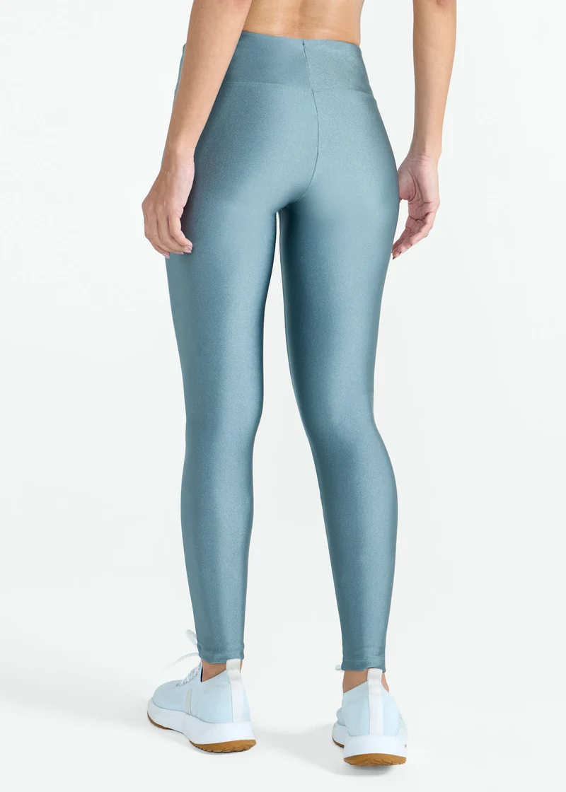 Calça Legging Mulher Básica Brilho