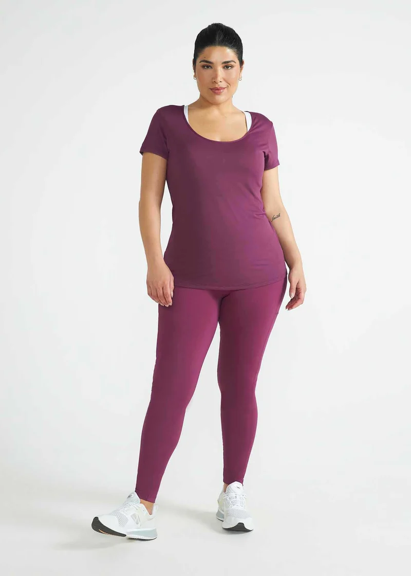 Calça Legging Mulher Bolsos