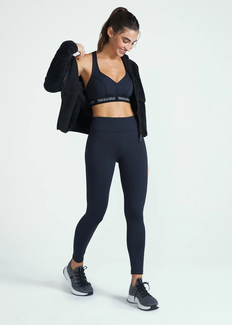 Calça Legging Mulher Zíper