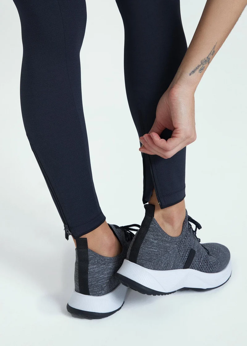 Calça Legging Mulher Zíper