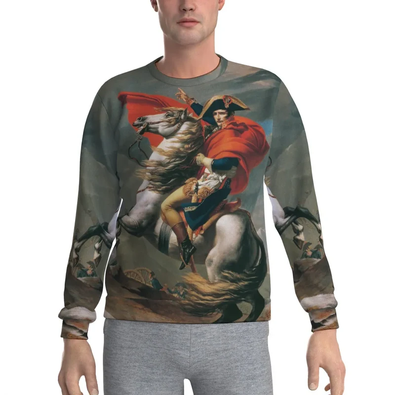 Napoleon Crossing the Alps Sweatshirt