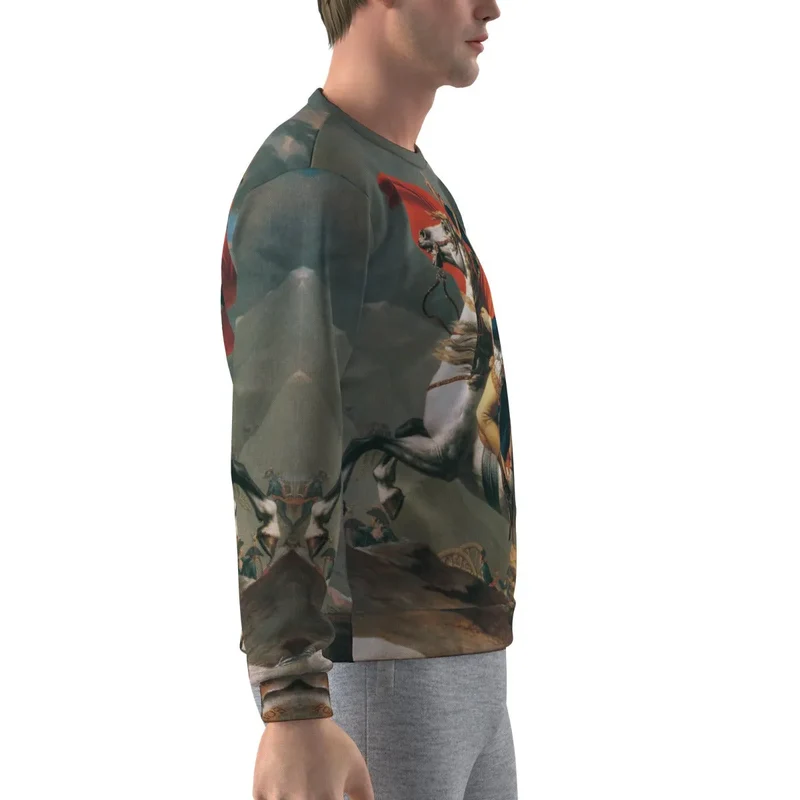 Napoleon Crossing the Alps Sweatshirt