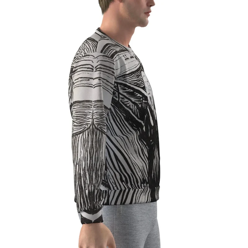 The Scream 1893 Edvard Munch Art Sweatshirt