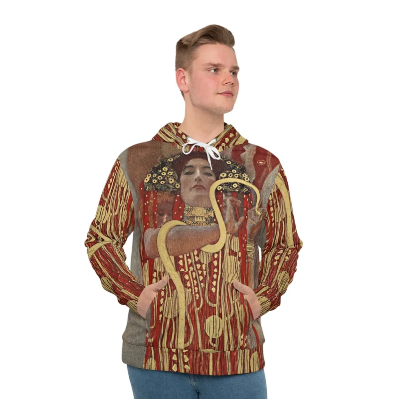 Gustav Klimt's Hygieia Art Hoodie
