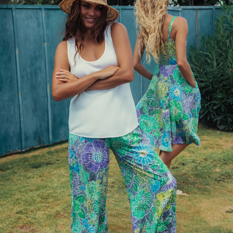Pantalon court à jambes larges - Wabi Sabi