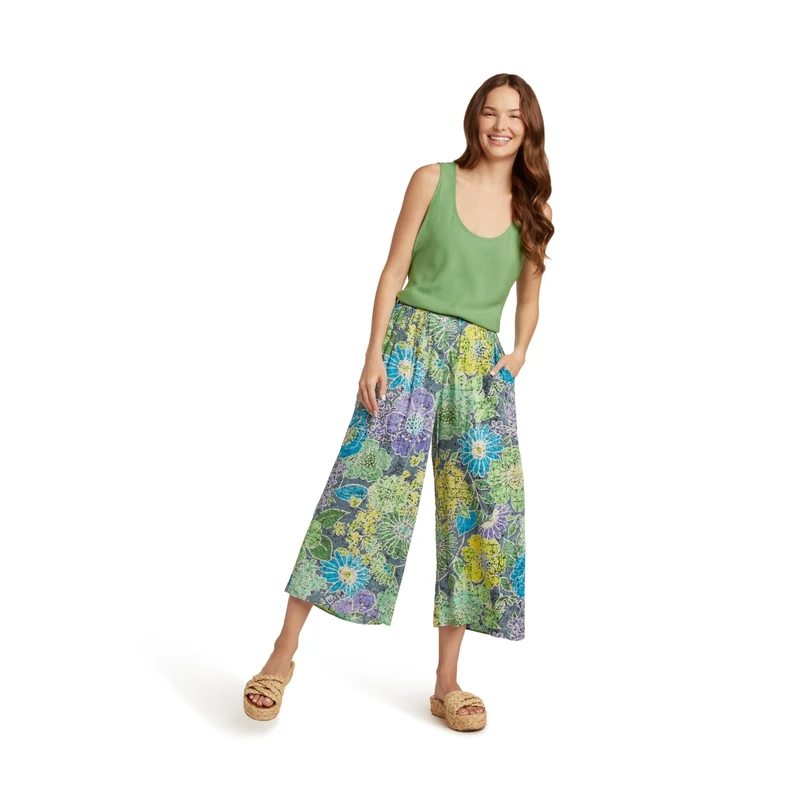 Pantalon court à jambes larges - Wabi Sabi