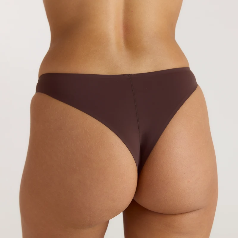 Culotte Brésilienne sans Coutures - Chocolat