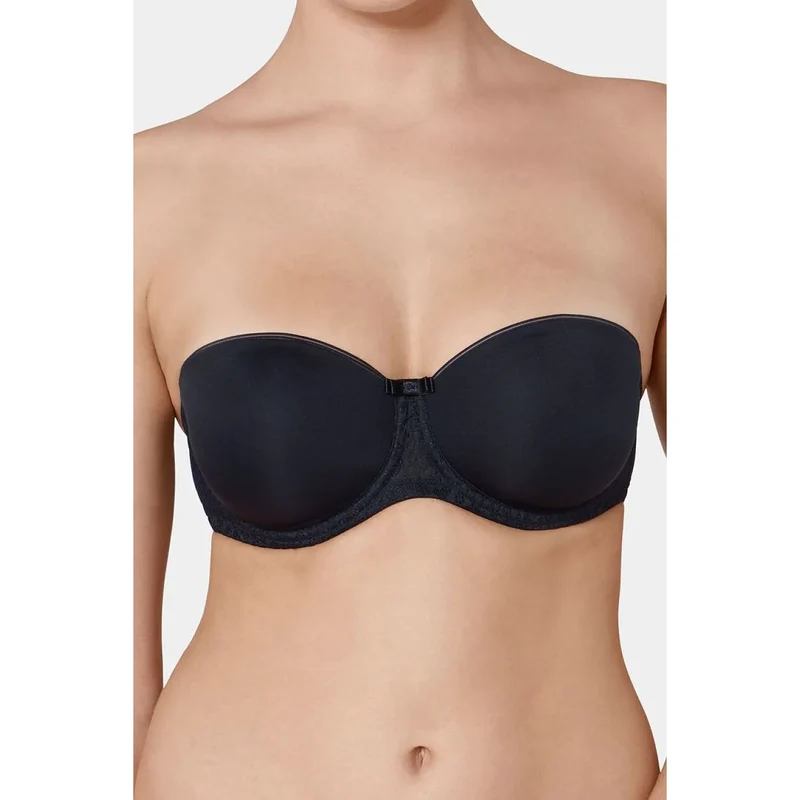 Soutien-gorge rembourré satin dentelle armatures 3D confort ajustable féminin