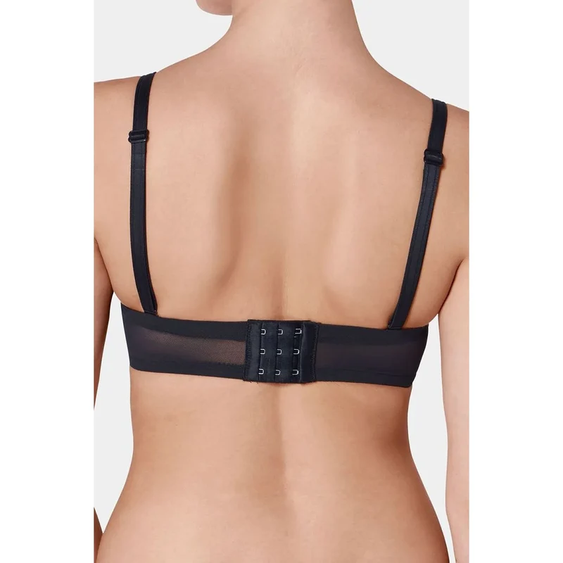 Soutien-gorge rembourré satin dentelle armatures 3D confort ajustable féminin