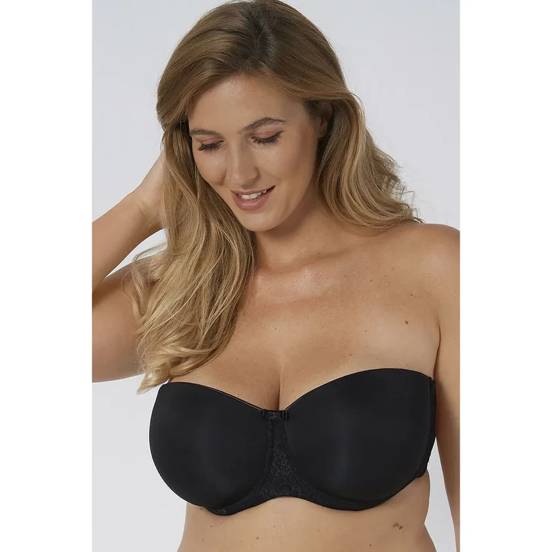 Soutien-gorge rembourré satin dentelle armatures 3D confort ajustable féminin