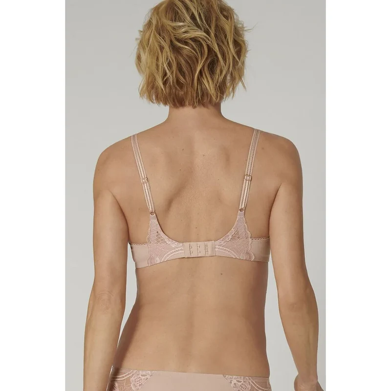 Soutien-gorge armatures dentelle modal pivoine grandes tailles confort Triumph