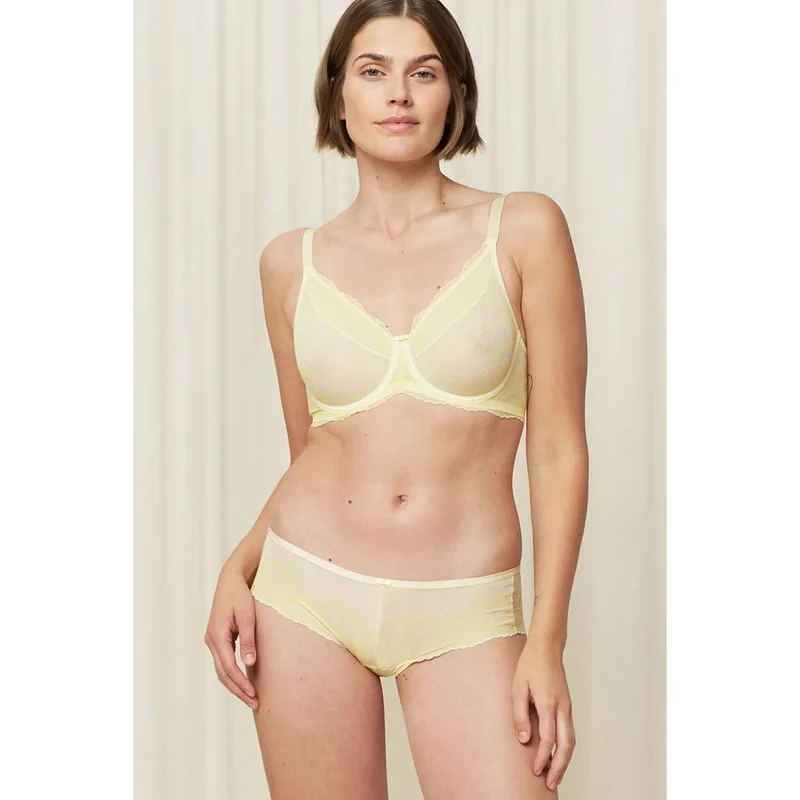 Soutien-gorge minimizer jaune Mirage Spotlight W01 EX confort bretelles réglables