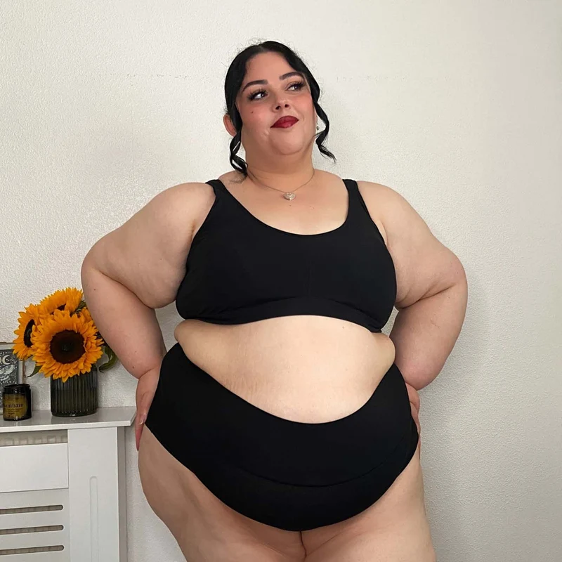Organic Cotton Full Brief Knickers - Black