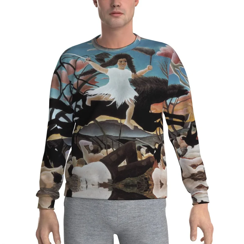War La Guerre Henri Rousseau Art Sweatshirt