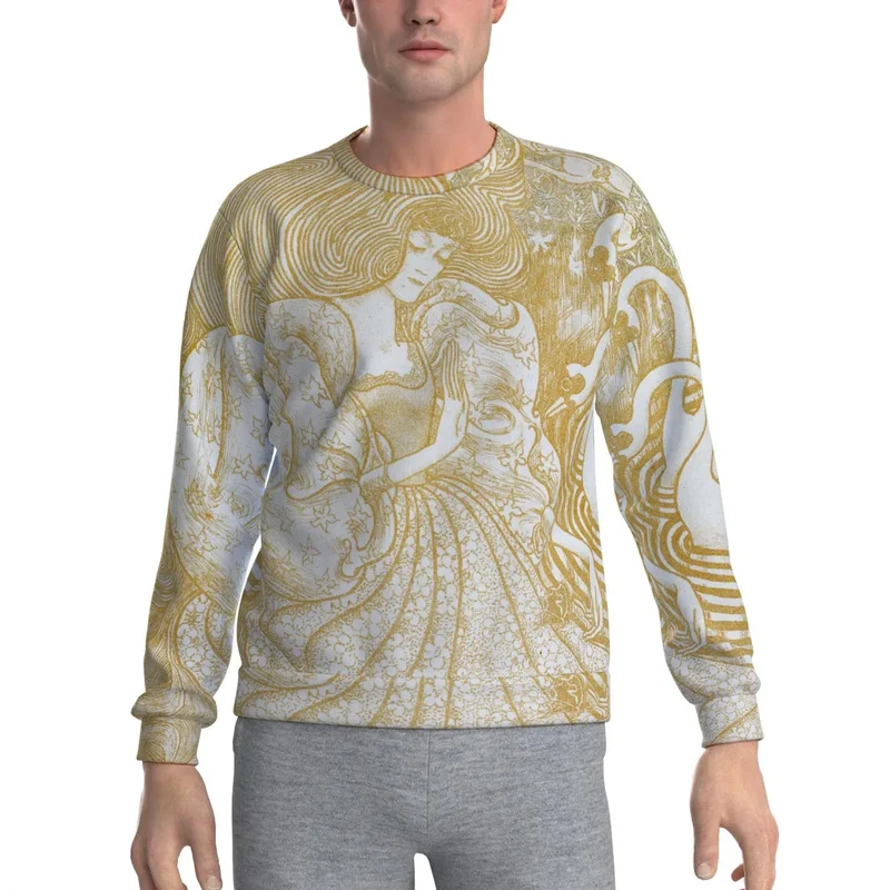 Woman with a Butterfly by Jan Toorop Sweatshirt