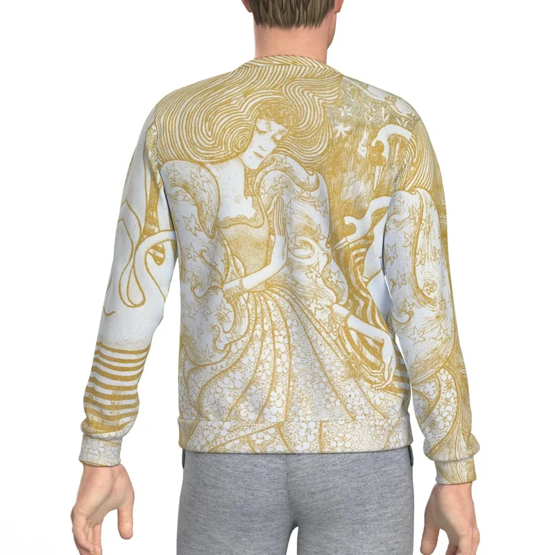 Woman with a Butterfly by Jan Toorop Sweatshirt