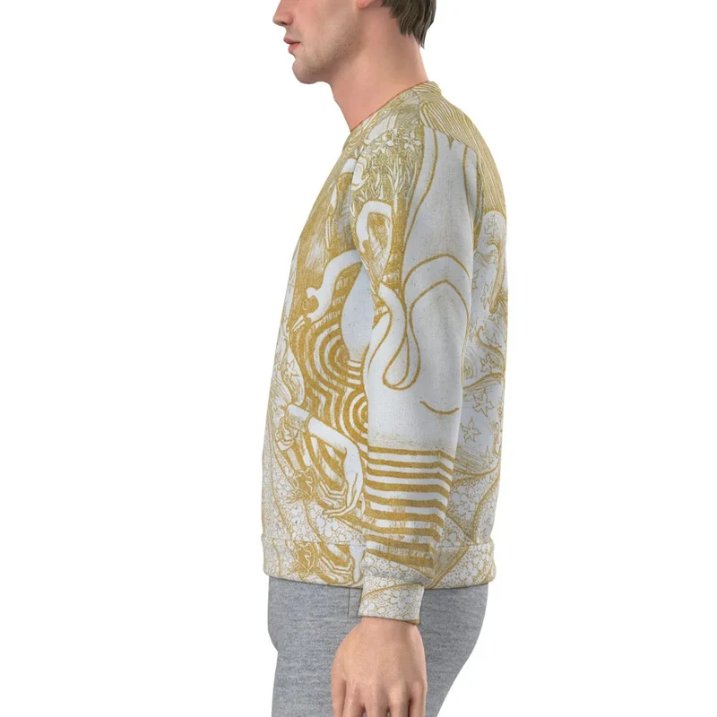 Woman with a Butterfly by Jan Toorop Sweatshirt