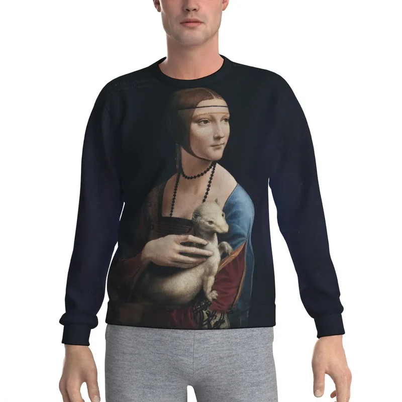 Leonardo da Vinci's Lady with an Ermine Sweatshirt