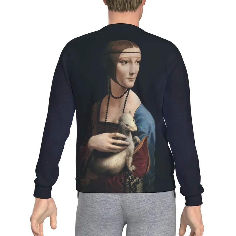Leonardo da Vinci's Lady with an Ermine Sweatshirt