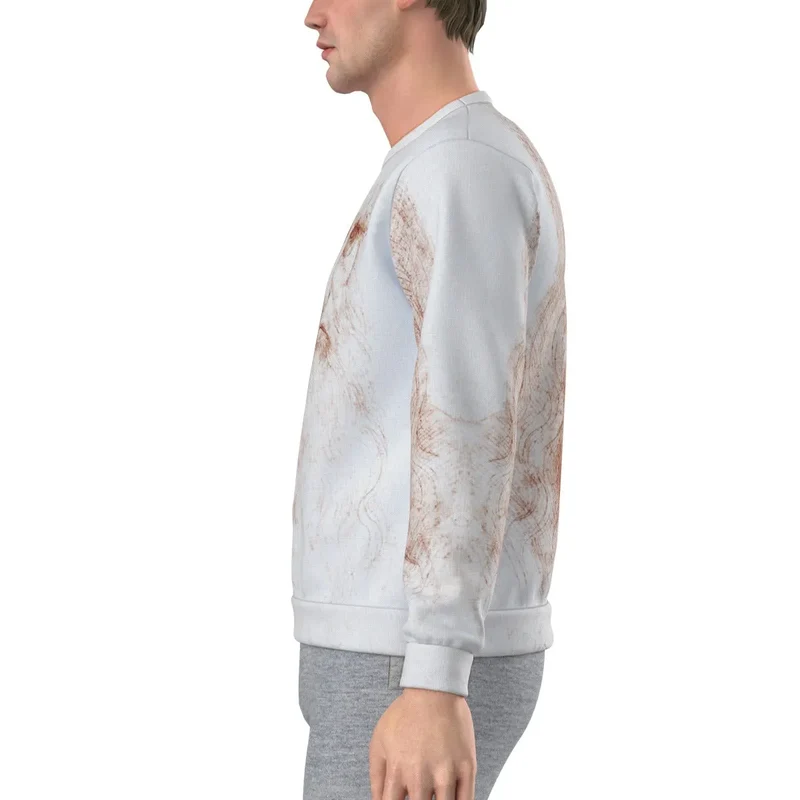 Leonardo da Vinci's Self-portrait Art Sweatshirt
