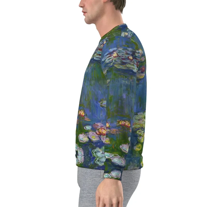 Water Lilies by Claude Monet Art Sweatshirt
