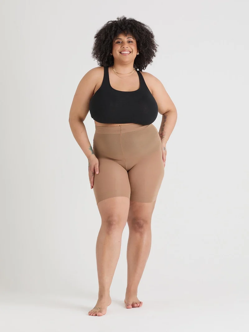 Stay Cool Chub Rub Shorts - Caramel Latte