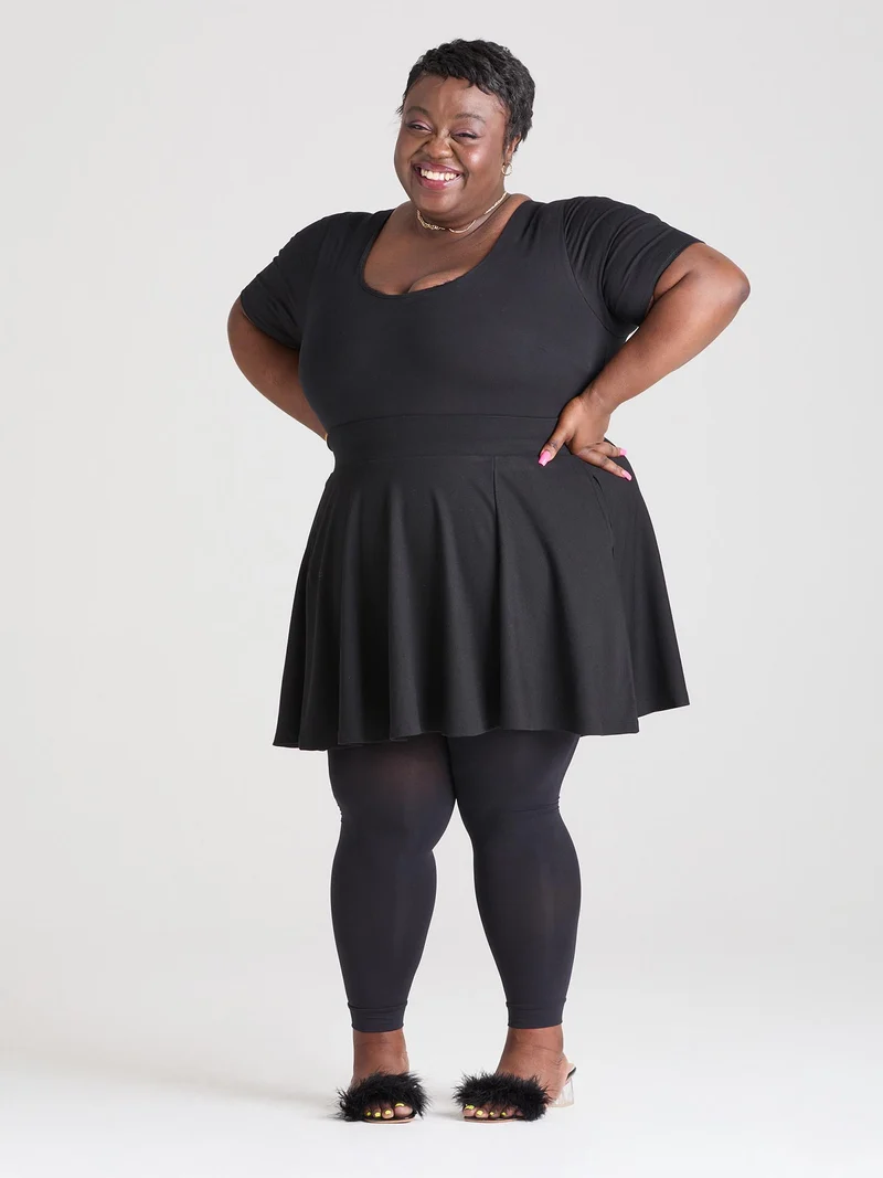 Footless Tights - Black