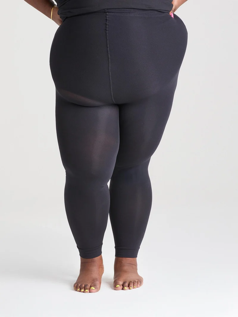Footless Tights - Black