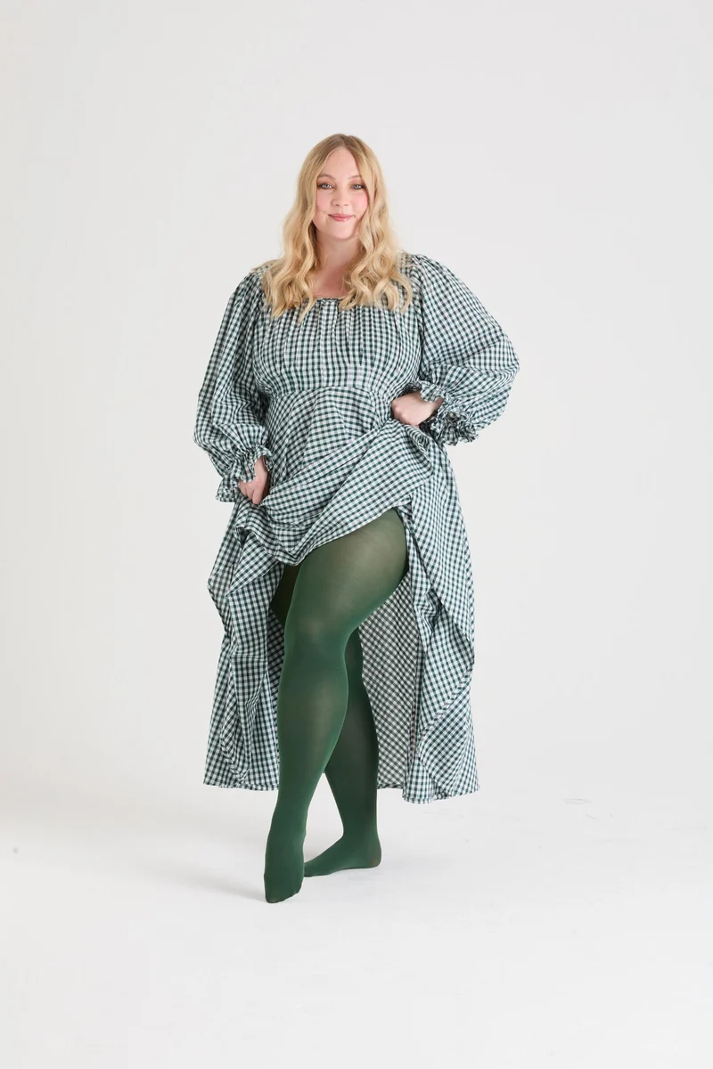 80 Denier Tights - Hit the Bottle Green