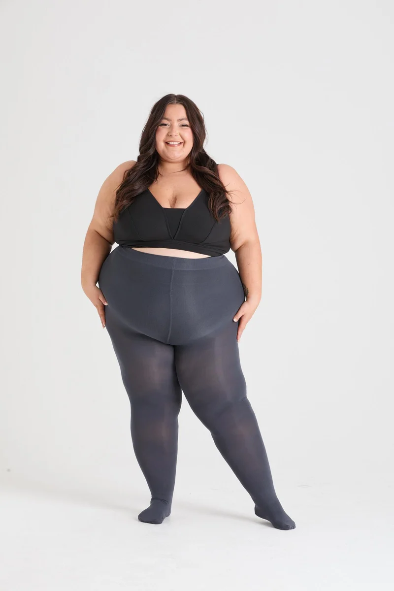 80 Denier Tights - Slate