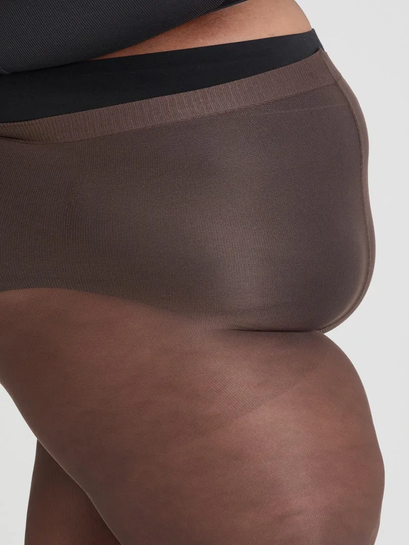 50 Denier Tights - Hot Chocolate