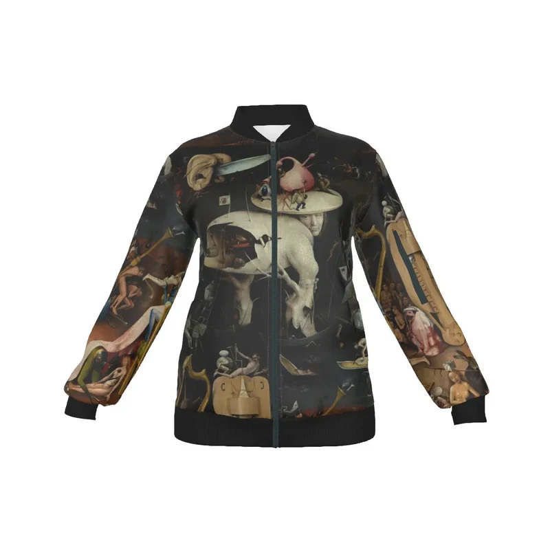 The Garden of Earthly Delights Hieronymus Bosch Women's Bomber Jacket