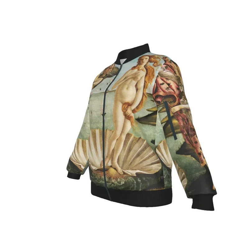 The Birth of Venus Sandro Botticelli Women's Bomber Jacket