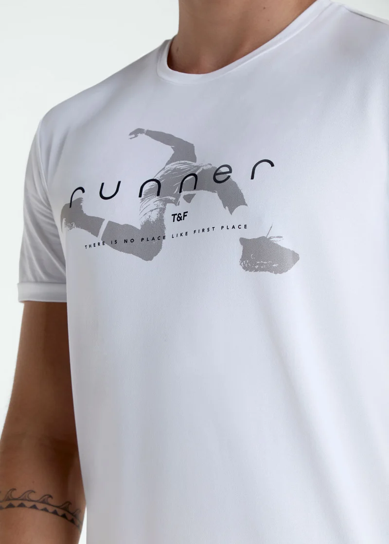 T-shirt Homem Manga Curta Thermodry Runner