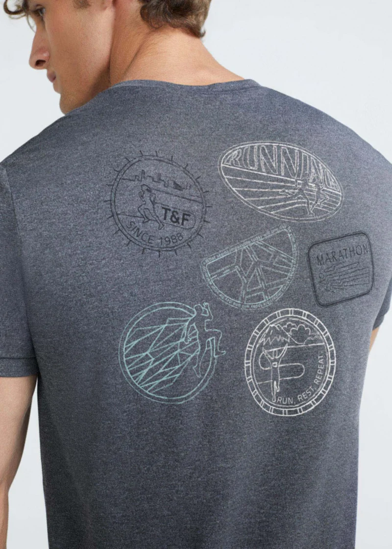 T-shirt Homem Manga Curta Thermodry Medalhas