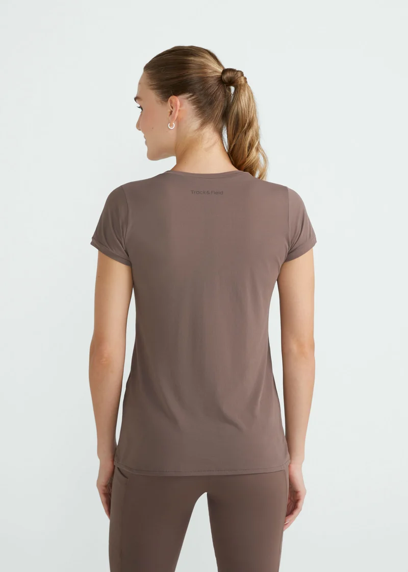 T-shirt Mulher Manga Curta Thermodry