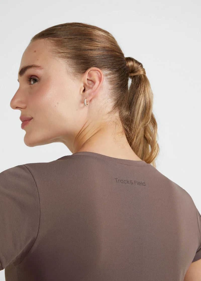 T-shirt Mulher Manga Curta Thermodry