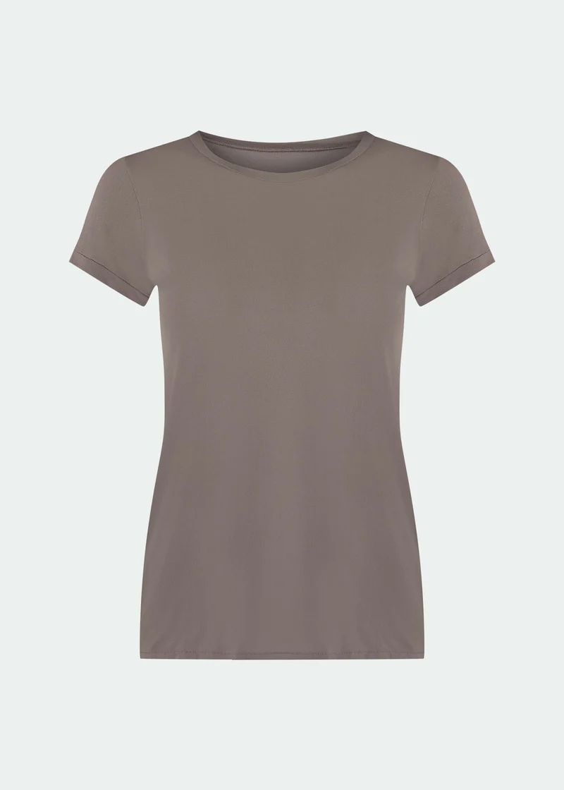 T-shirt Mulher Manga Curta Thermodry